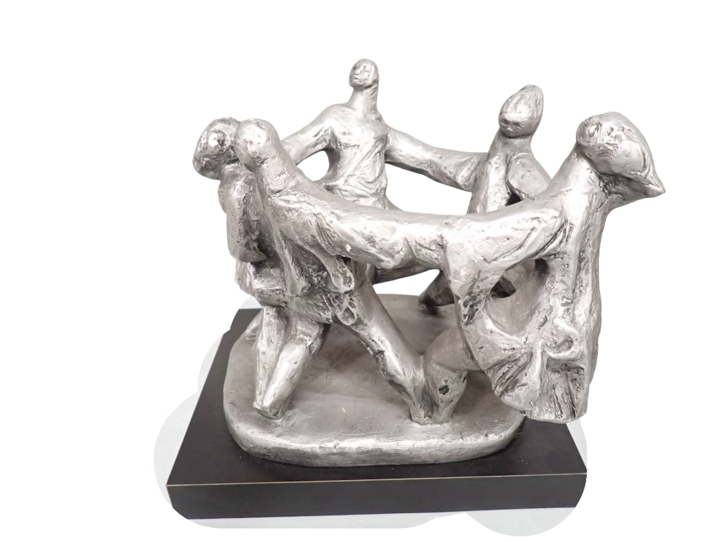 Hora Dance Group Sculpture by Klara Sever and Austin Productions: Hora Dance Group Sculpture by Klara Sever and Austin Productions . Made of a composite material