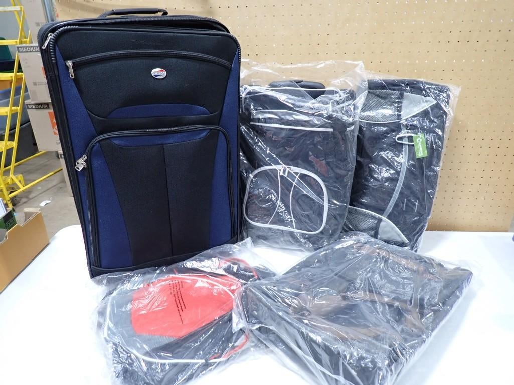 American Tourister 5 Pc Luggage Set Appears New: American Tourister 5 Pc Luggage Set Appears New, no tags