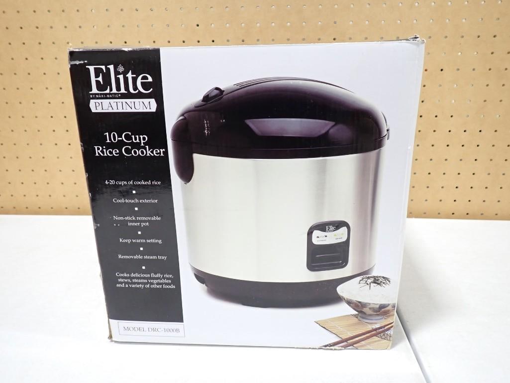 Elite Cuisine 10 Cup Rice Cooker New in Box (1 of 5)