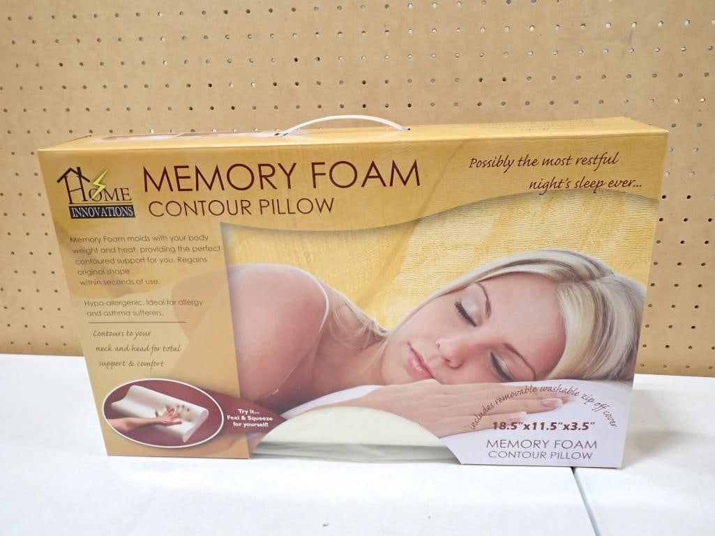 Home Innovations memory Foam Contour Pillow New in Box: Home Innovations memory Foam Contour Pillow New in Box