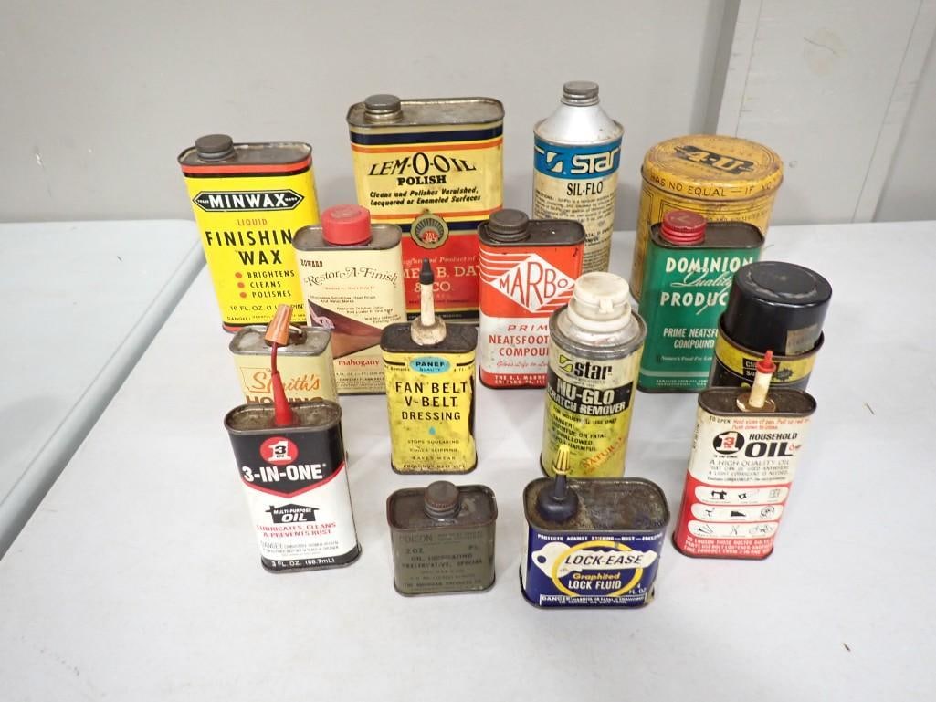 Vintage Tins, Cans, Containers, Etc (1 of 9)