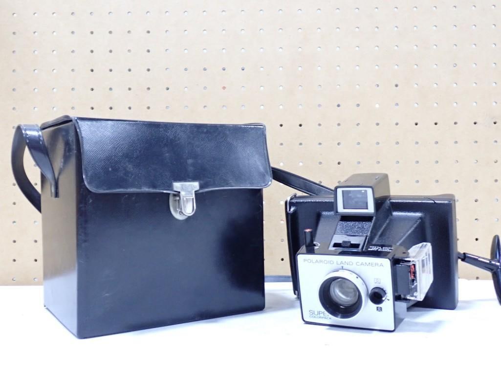 Vintage Super Colorpack Polaroid Land Camera with Case (1 of 10)