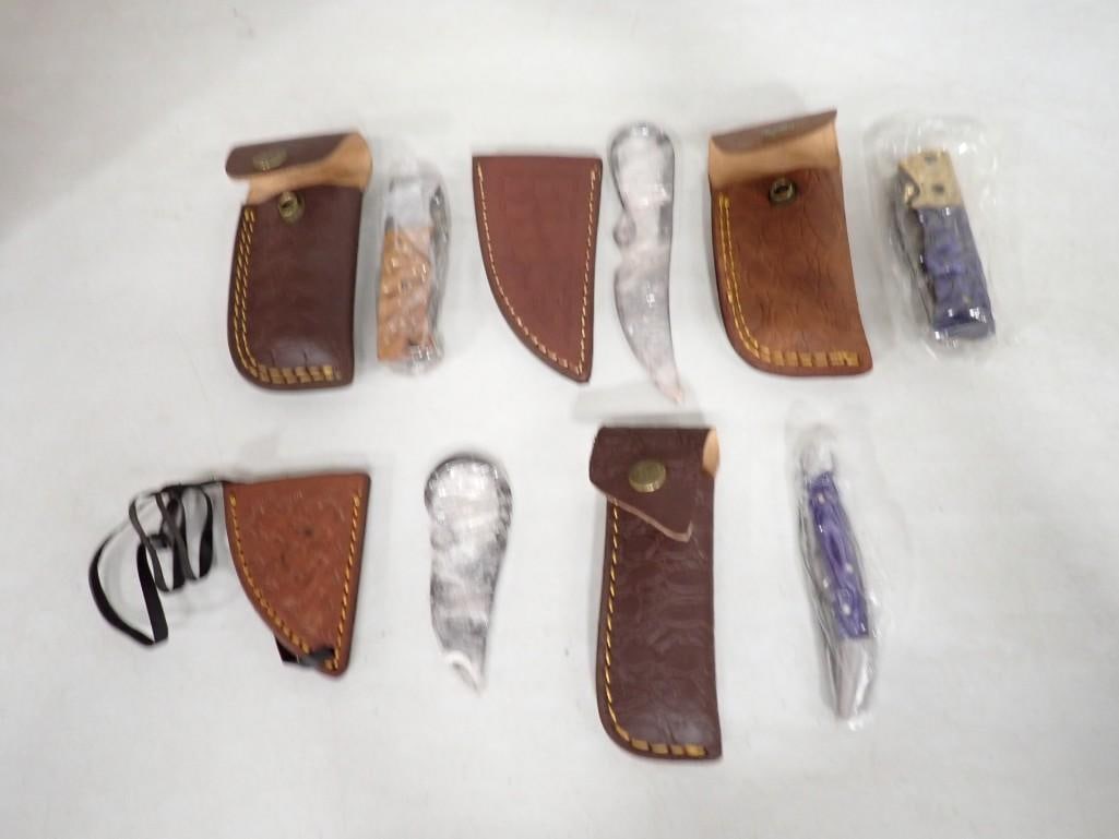 5 Knives with Sheaths or Cases incl Pocket Knives, etc (1 of 7)