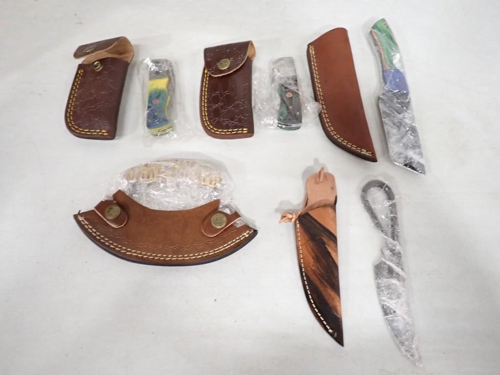 5 Knives with Sheaths or Cases incl Pocketknives, etc (1 of 6)