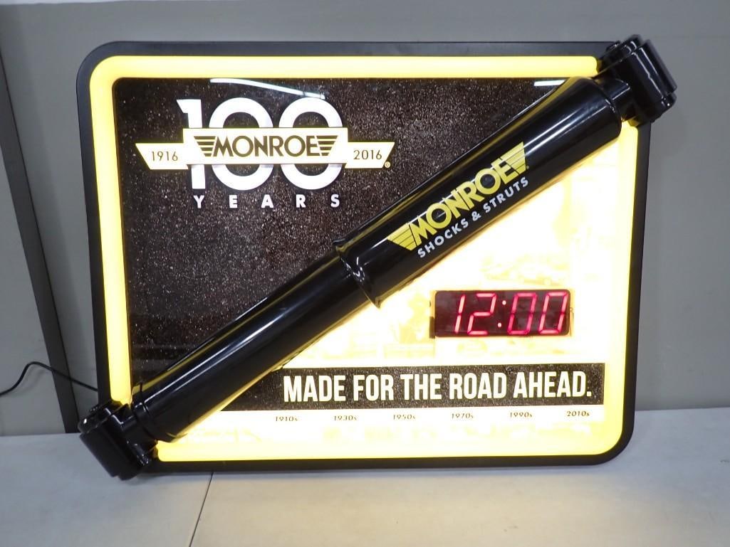 Monroe Shocks & Struts Advertising Clock Works (1 of 8)