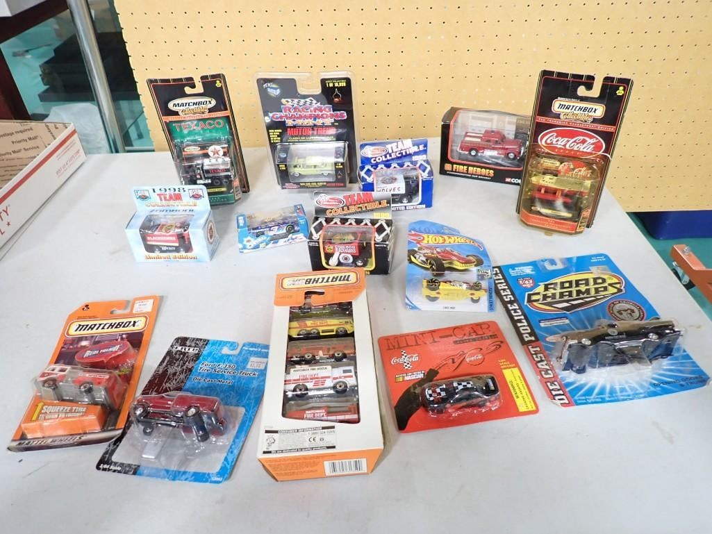 Assorted Die-Cast Car Lot etc. Including Matchbox, Hot Wheels, Racing Champions, Road Champs, etc. (1 of 3)