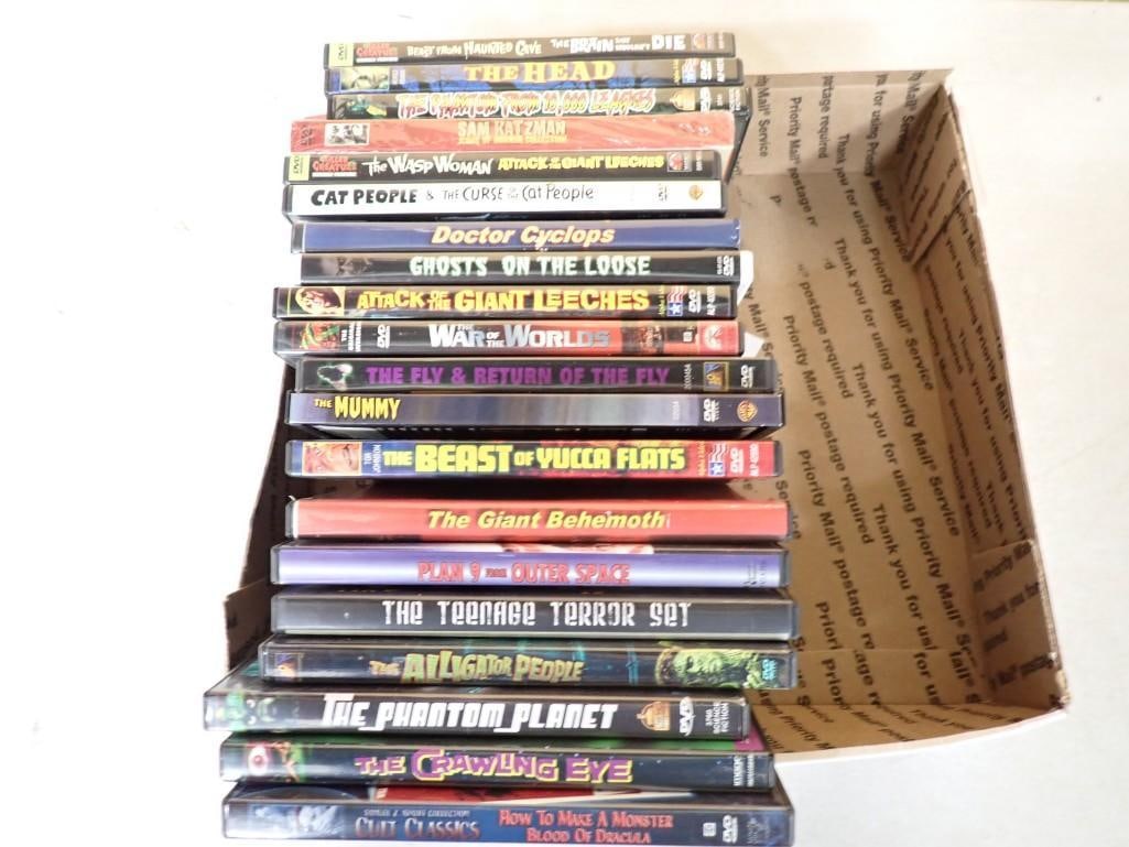Lot of Horror / Sci-Fi / B-Movie DVDs including Cat People & Curse of the Cat People, Doctor Cyclops (1 of 3)