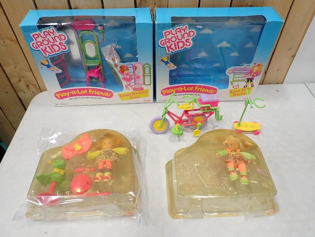 Ertl Playground Kids Toy Lot incl Ballet Beauty, Rock Star Betty, Kids Bike, Abby Doll, Beth Doll, T: Ertl Playground Kids Toy Lot incl Ballet Beauty, Rock Star Betty, Kids Bike, Abby Doll, Beth Doll, Tippy Frog Lot