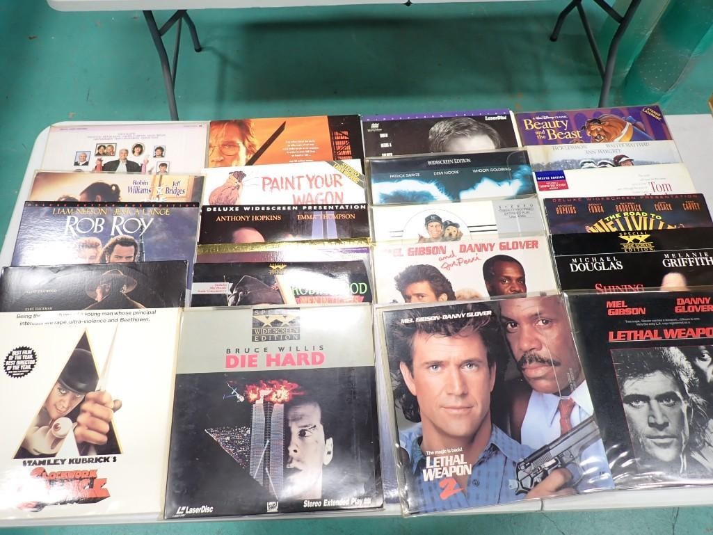 Lot of Laser Discs incl Die Hard, Lethal Weapon 2, Beauty and the Beast, Rob Roy, (1 of 8)