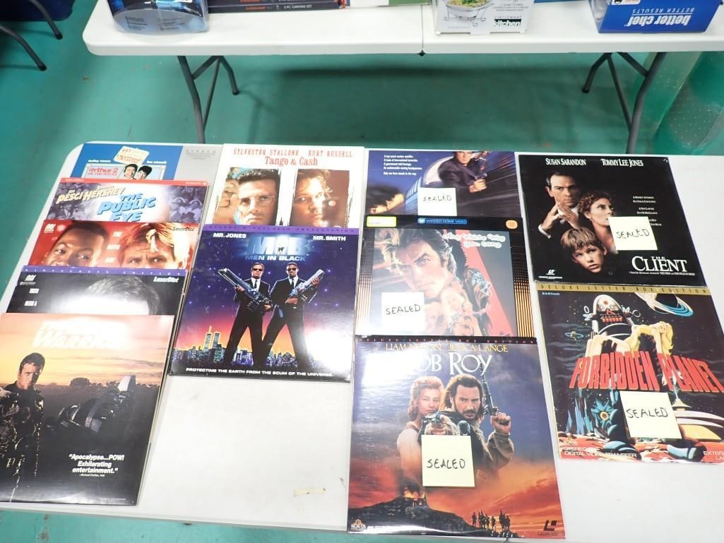Lot of Laser Discs incl Factory Sealed Forbidden Planet, Any Which Way You Can, Rob Roy, (1 of 9)