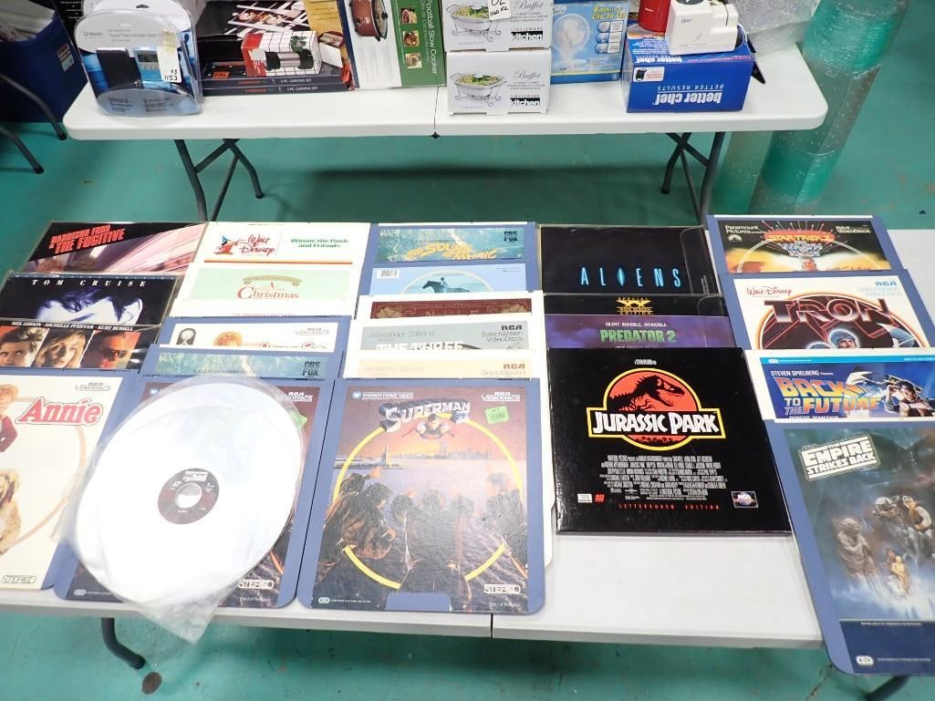 Lot of  Capacitance Electronic Disc and Laser Disc Movies (1 of 8)