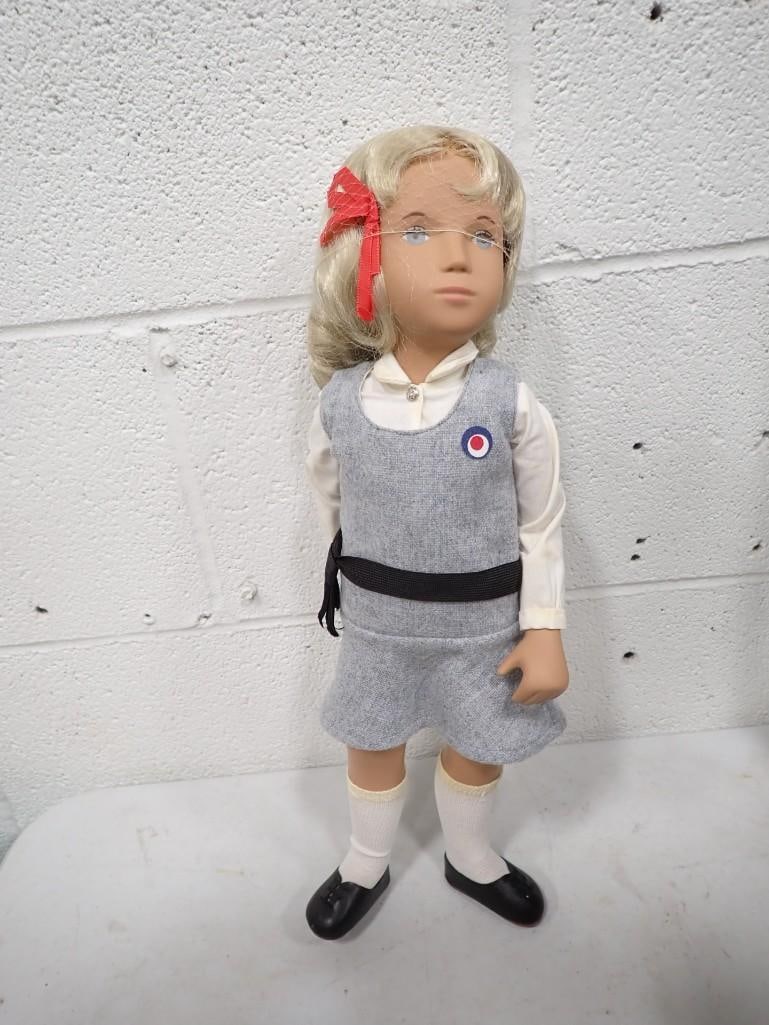 Vintage Sasha Blonde School Girl Trendon England 16" Vinyl Doll (1 of 6)