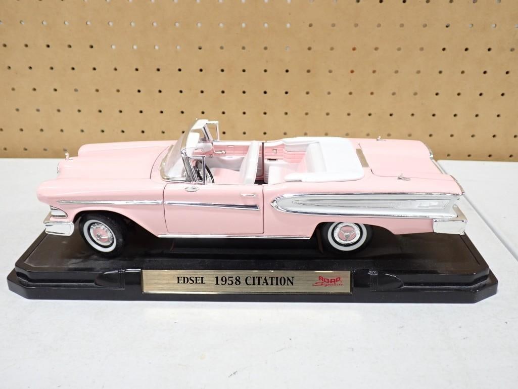 Road Signature Edsel 1958 Citation Model Car: Road Signature Edsel 1958 Citation Model Car