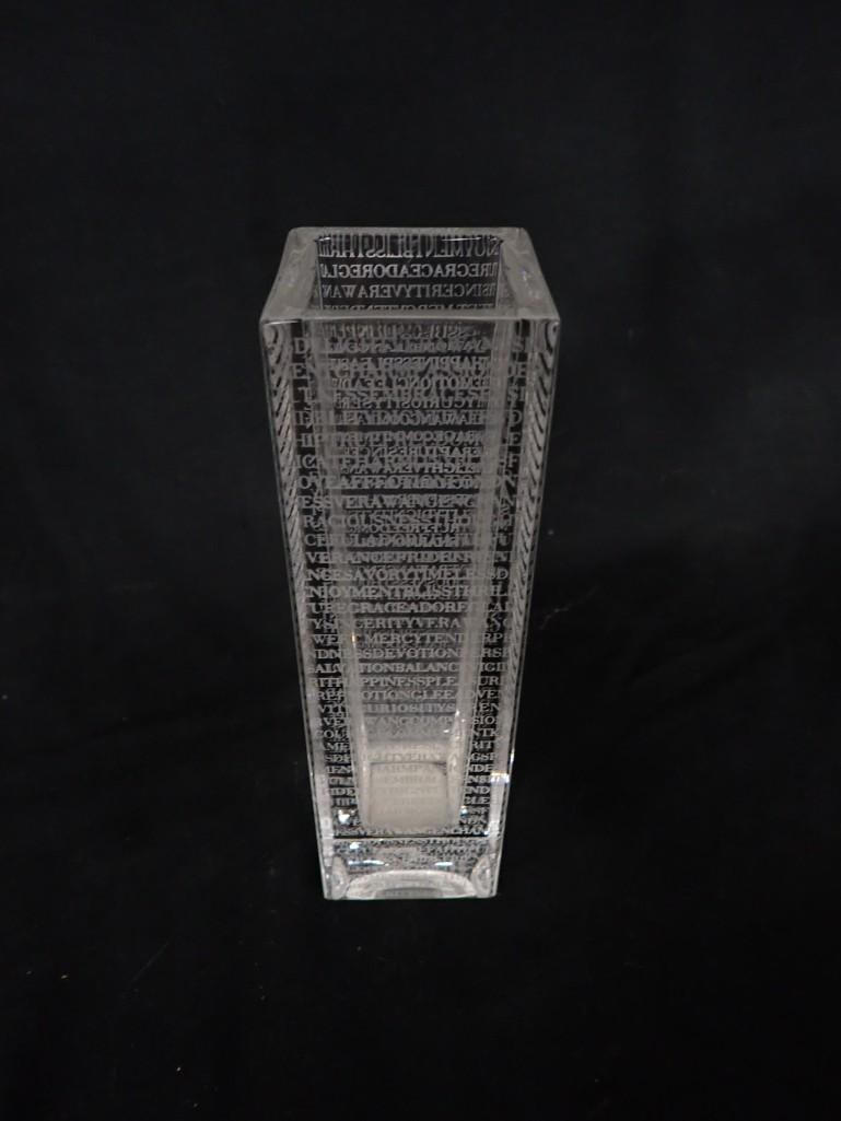 Wedgwood Vera Wang Vase Lyric Posy Made in Germany: Wedgwood Vera Wang Vase Lyric Posy Made in Germany - roughly 8" x 2.25x2.25"