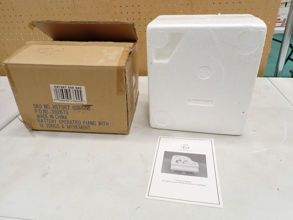 New in Sealed Box - Four Star Group Holiday Piano with Dancing Snowmen: New in Sealed Box - Four Star Group Holiday Piano with Dancing Snowmen