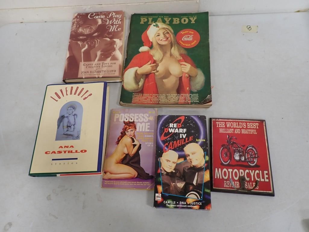Vintage Book / Magazine Lot etc. including Adult - Playboy December 1972 Gala Issue, Adult Books, et (1 of 8)