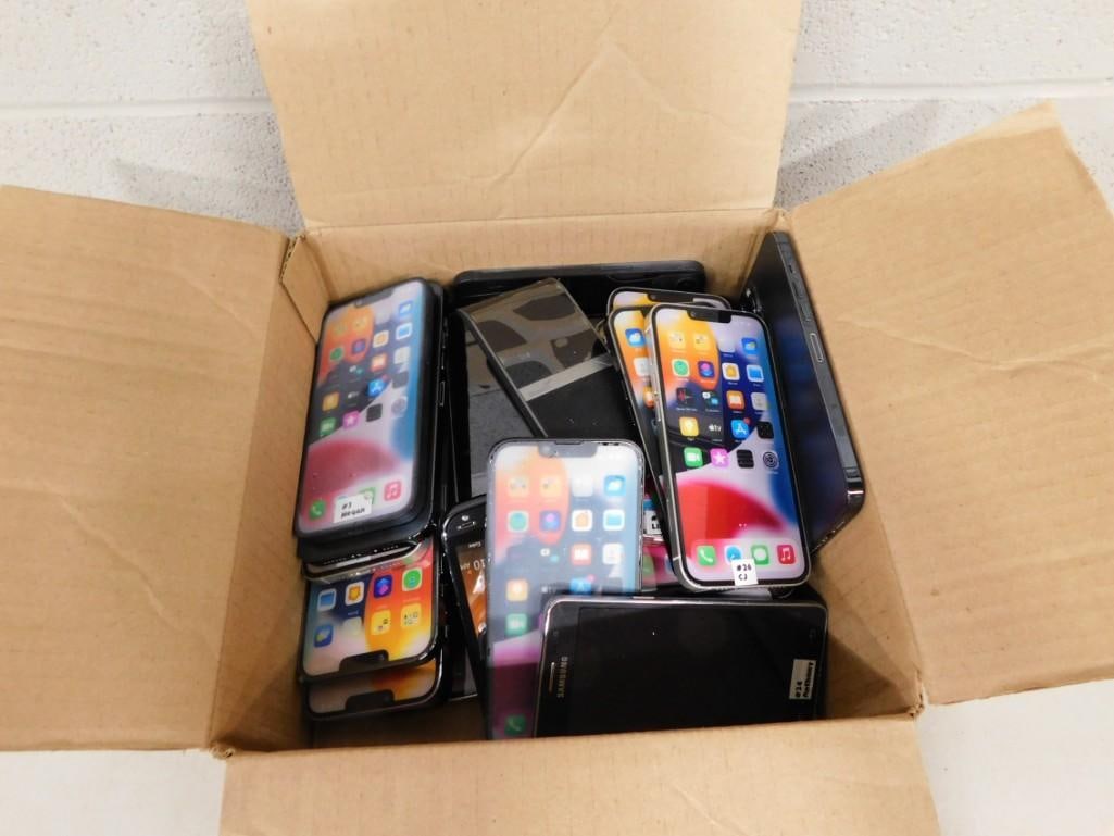 Large Lot full of Prop Smartphones - these are props only and don't work: Large Lot full of Prop Smartphones - these are props only and don't work. But you can walk down a city street wearing your suit and sunglasses holding one up to your ear and looking like a big s