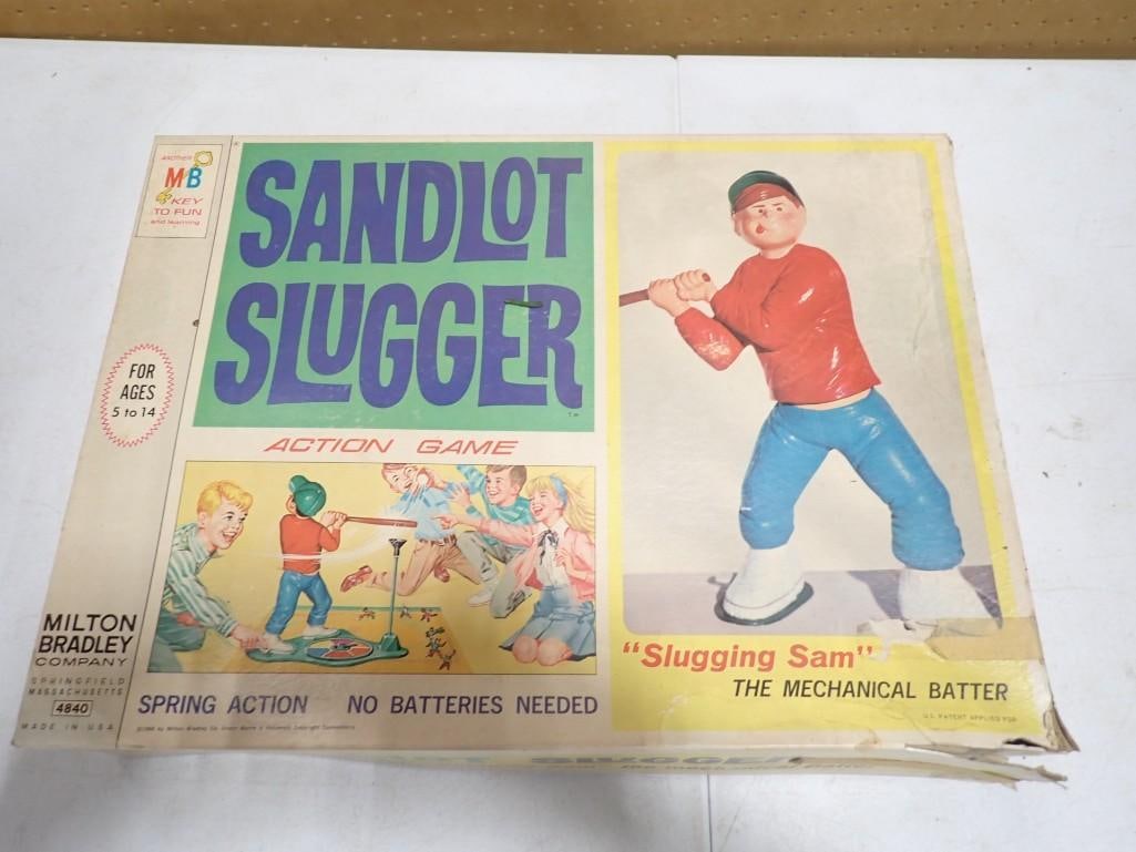 Vintage Sandlot Slugger Action Game - Milton Bradley 1968 - comes with everything as shown (1 of 5)