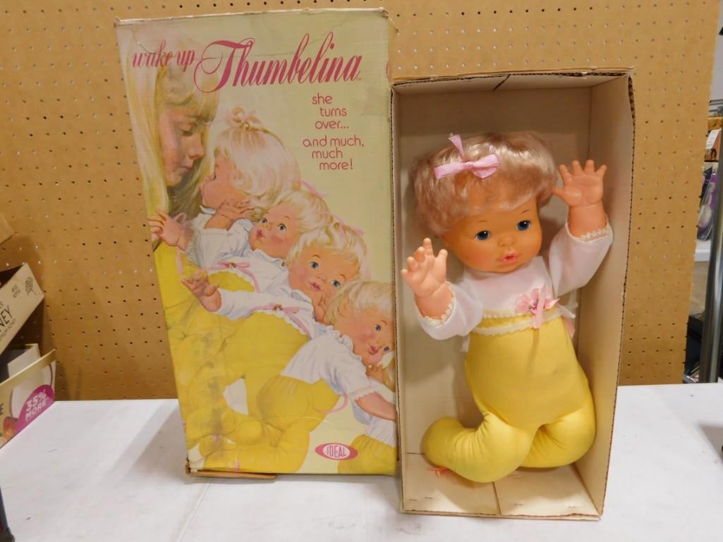 Vintage Wake up Thumbelina Ideal doll with original box (1 of 3)