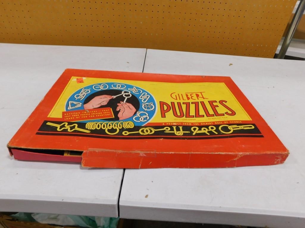 Vintage Gilbert 1940 Metal Disentanglement Puzzles (1 of 3)
