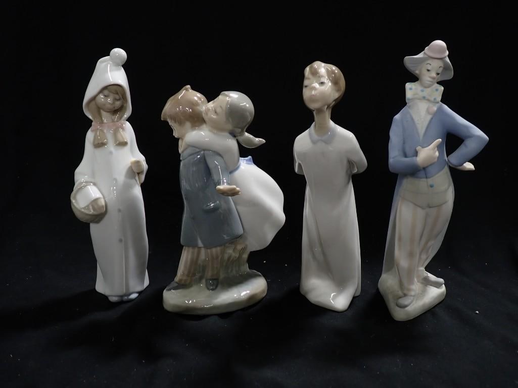 4 Porcelain Figurines incl 2 Lladro, 1 Zaphir, 1 Rex (1 of 15)
