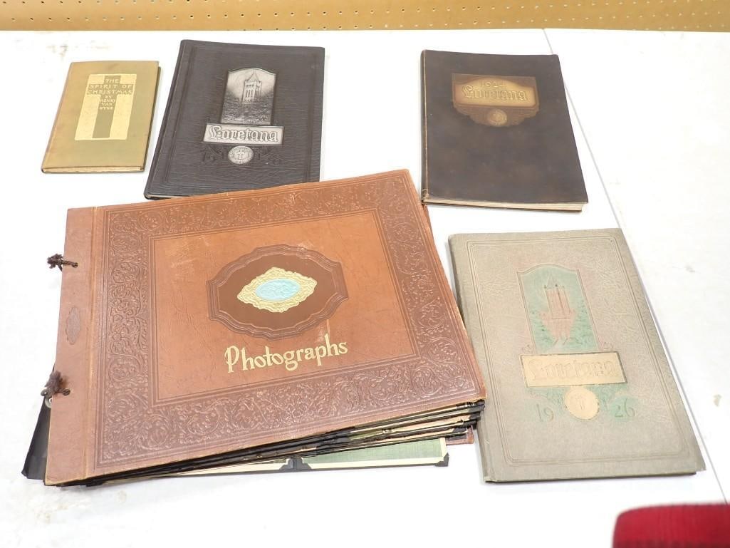 Vintage Photo Albums / Scrapbooks / Yearbooks /  Ephemera (1 of 7)