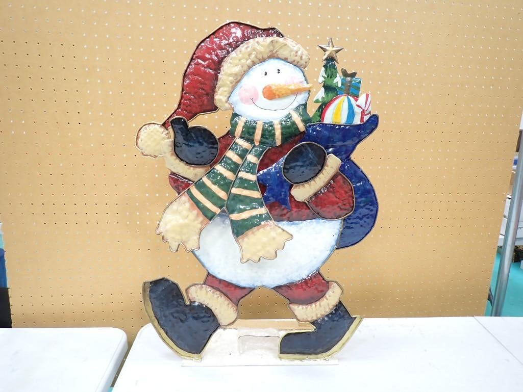 Metal Snowman Display / Decoration: Metal Snowman Display / Decoration