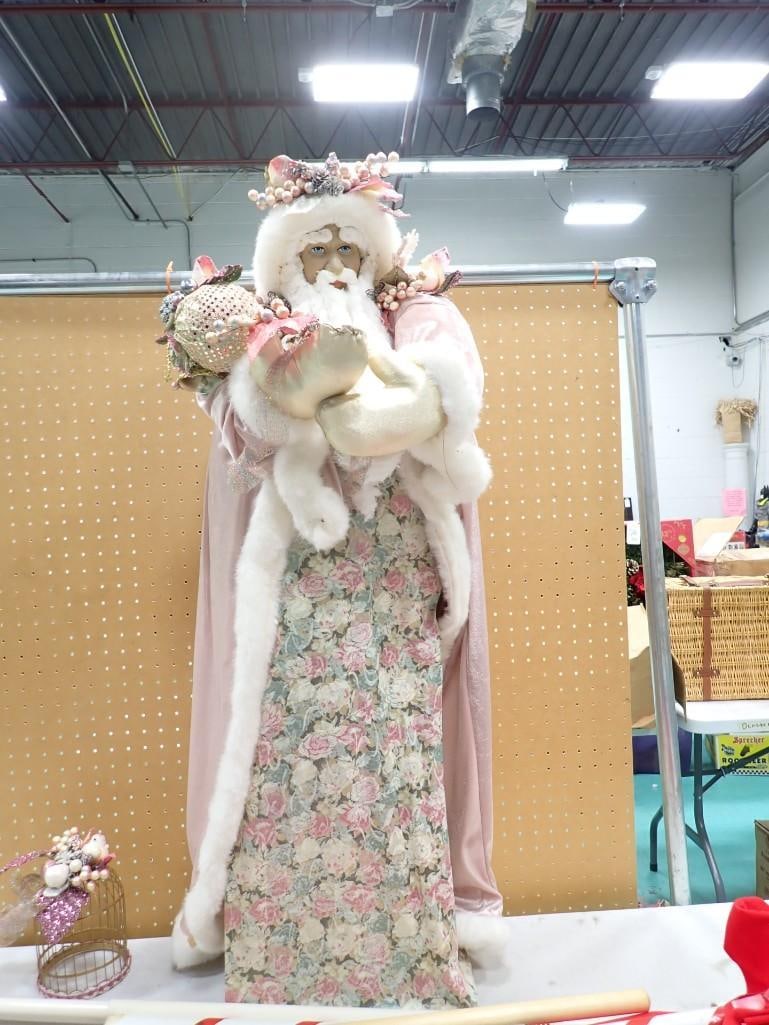 Large Decorative Santa and Candy Canes, Christmas Decor, etc. (1 of 6)