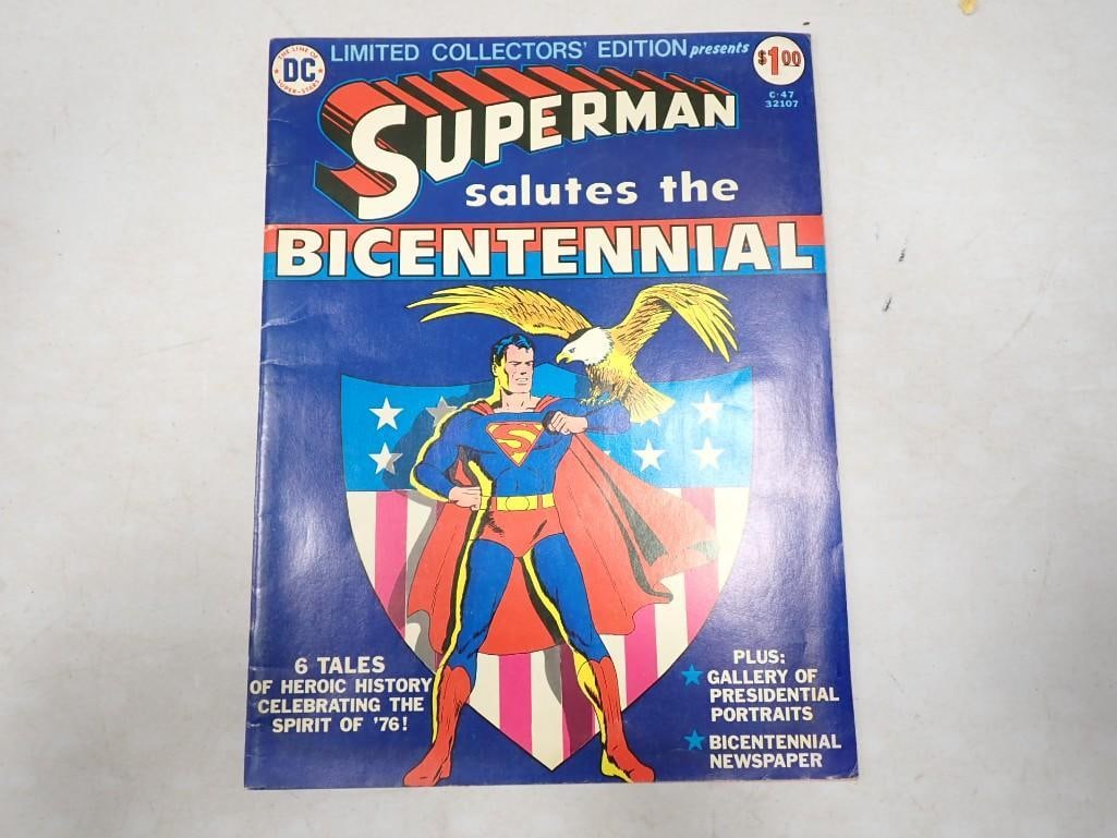 Vintage 1976 Superman Salutes the Bicentennial DC Comics Oversized Collectors' Edition Comic Book (1 of 12)