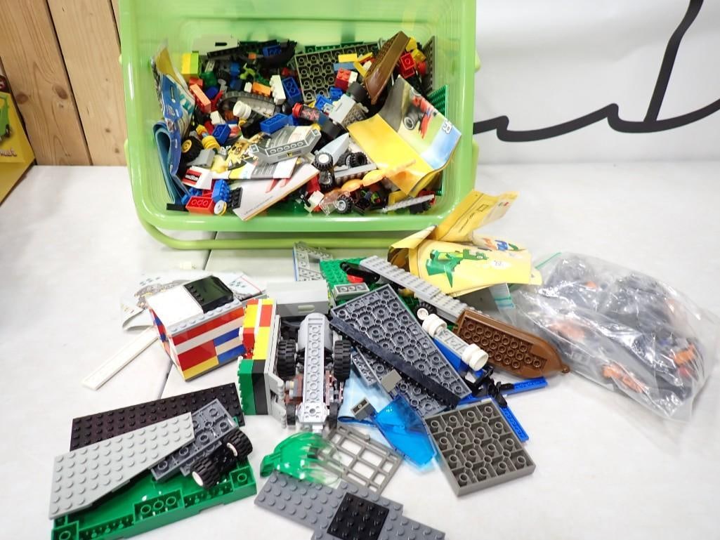 Bin full of Assorted Lego Pieces and Accessories, etc. (1 of 5)