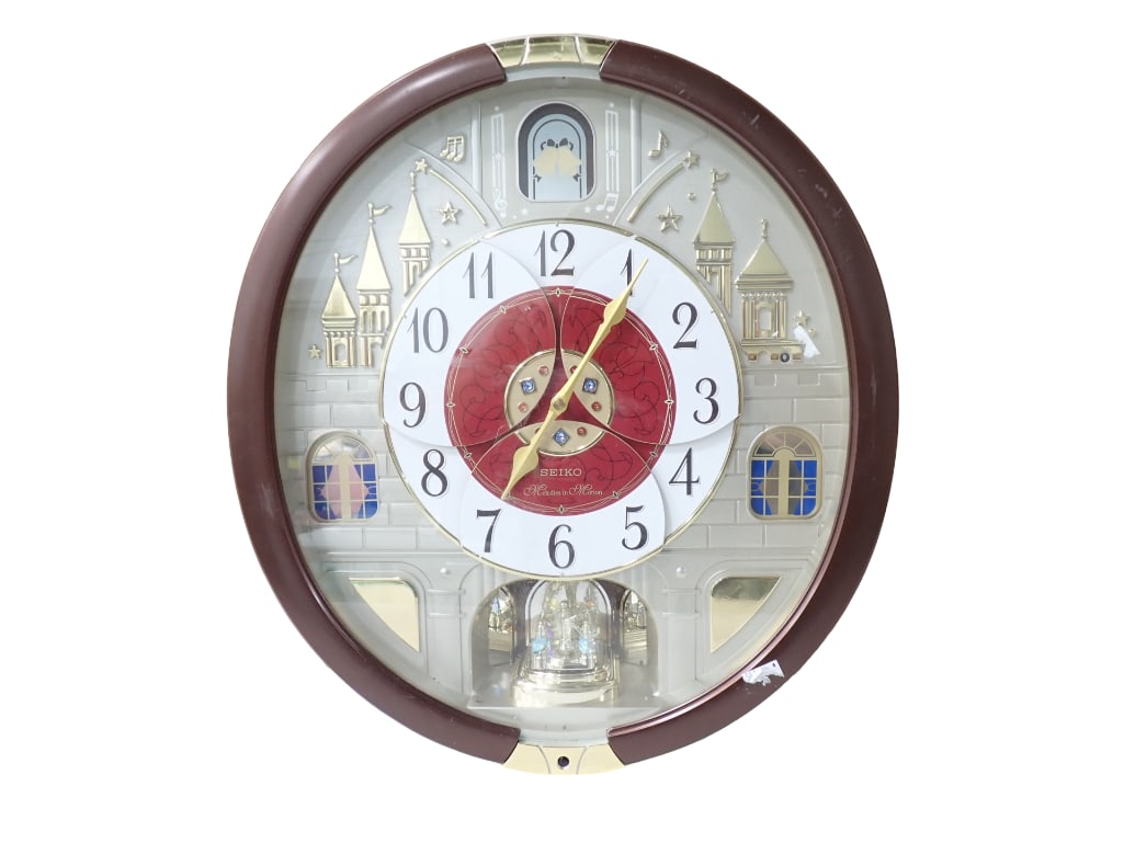 Seiko Melodies in Motion Clock Plays The Beatles Hey Jude, in My Life, Let it Be, Michelle, (1 of 9)