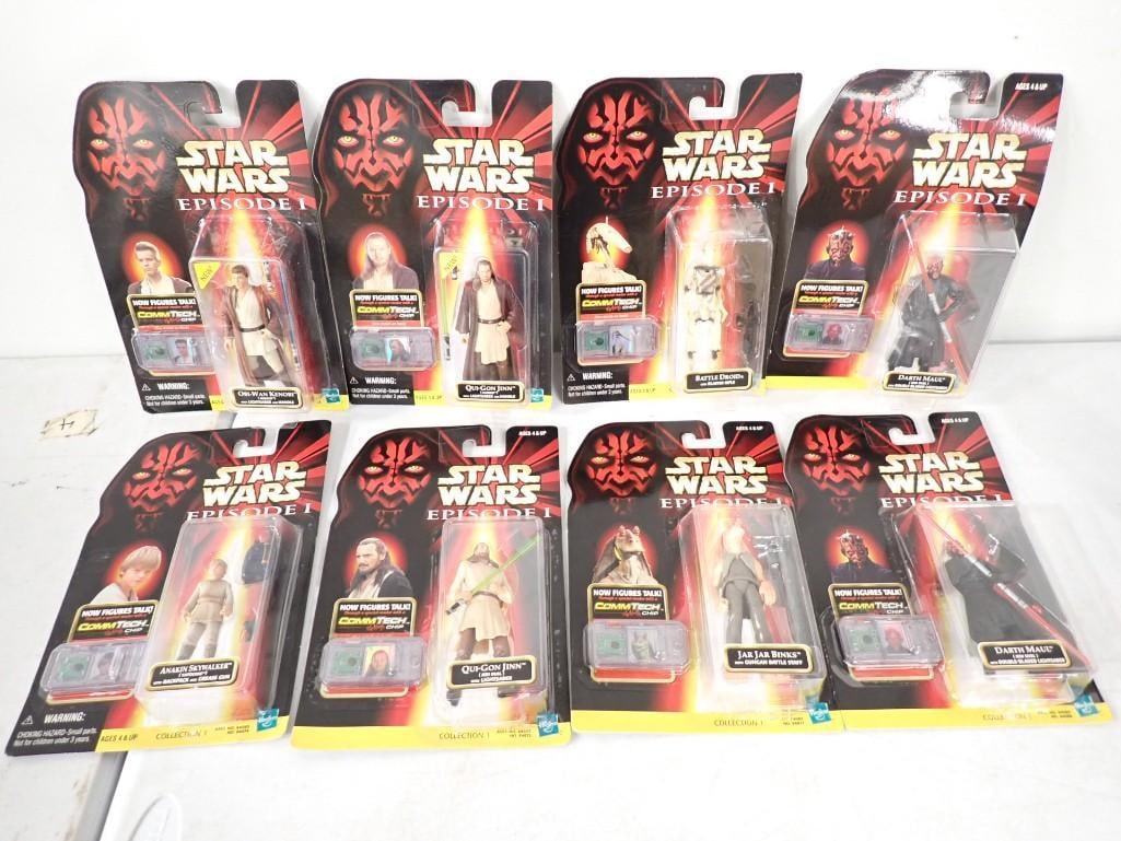 Lot of 8 Star Wars New in Package action Figures (1 of 7)