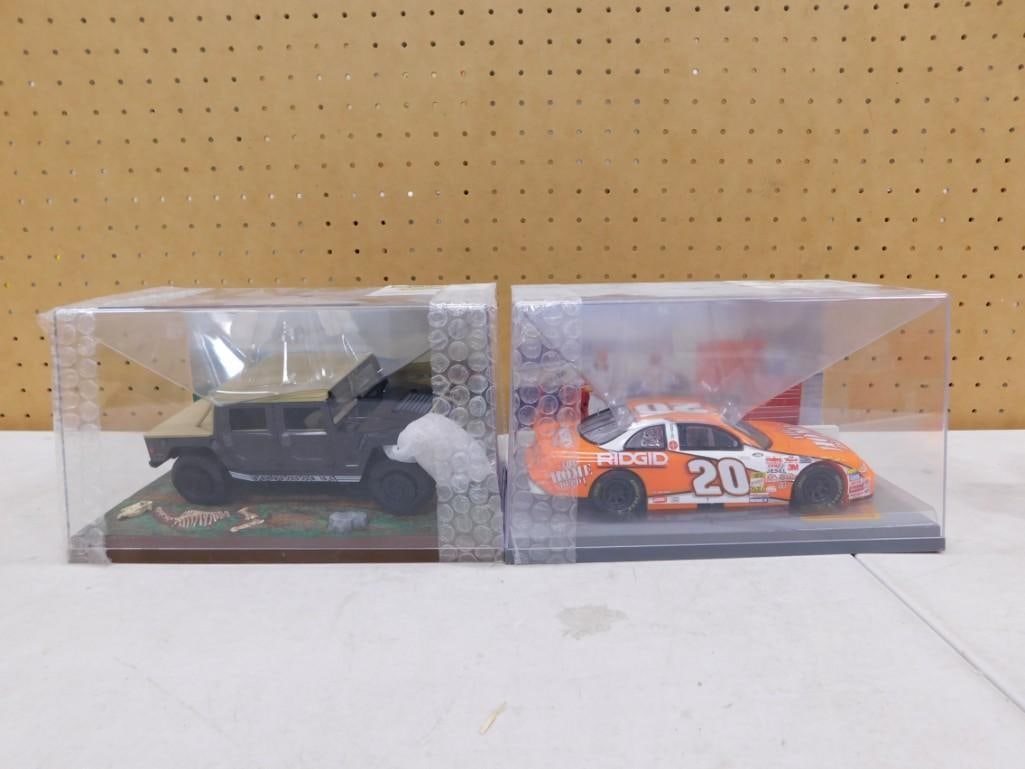 2 Model Vehicles incl Hummer and Home Depot Rigid Nascar Car (1 of 9)