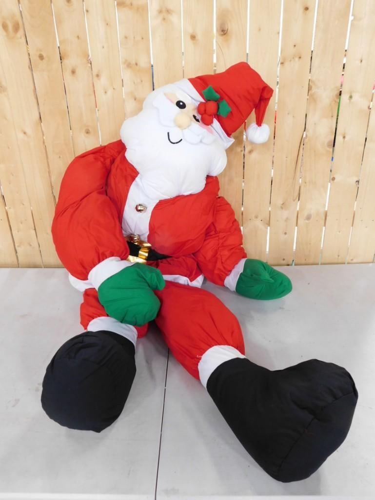 Very Large Plush Santa Claus Christmas Decoration (1 of 5)