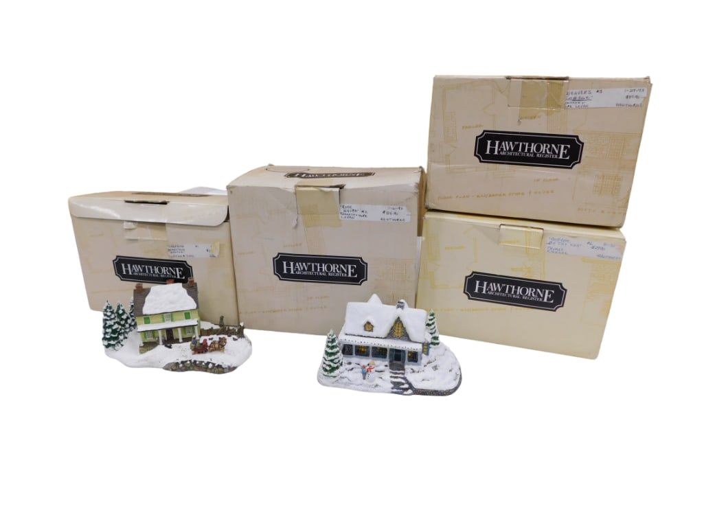 Hawthorne Architectural Register Decorative Houses with Boxes: Hawthorne Architectural Register Decorative Houses with Boxes