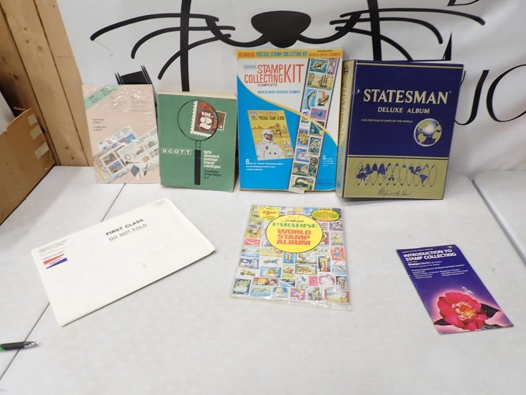 Lot of assorted Stamp Collecting Books / Catalogs / Guides / etc. (1 of 4)