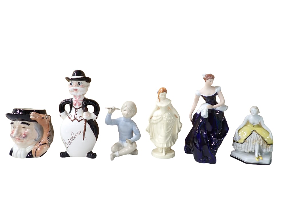 Collectibles incl Royal Winton Grimwades Character Mug, Vintage Porcelain Bourbon Decanter (1 of 10)