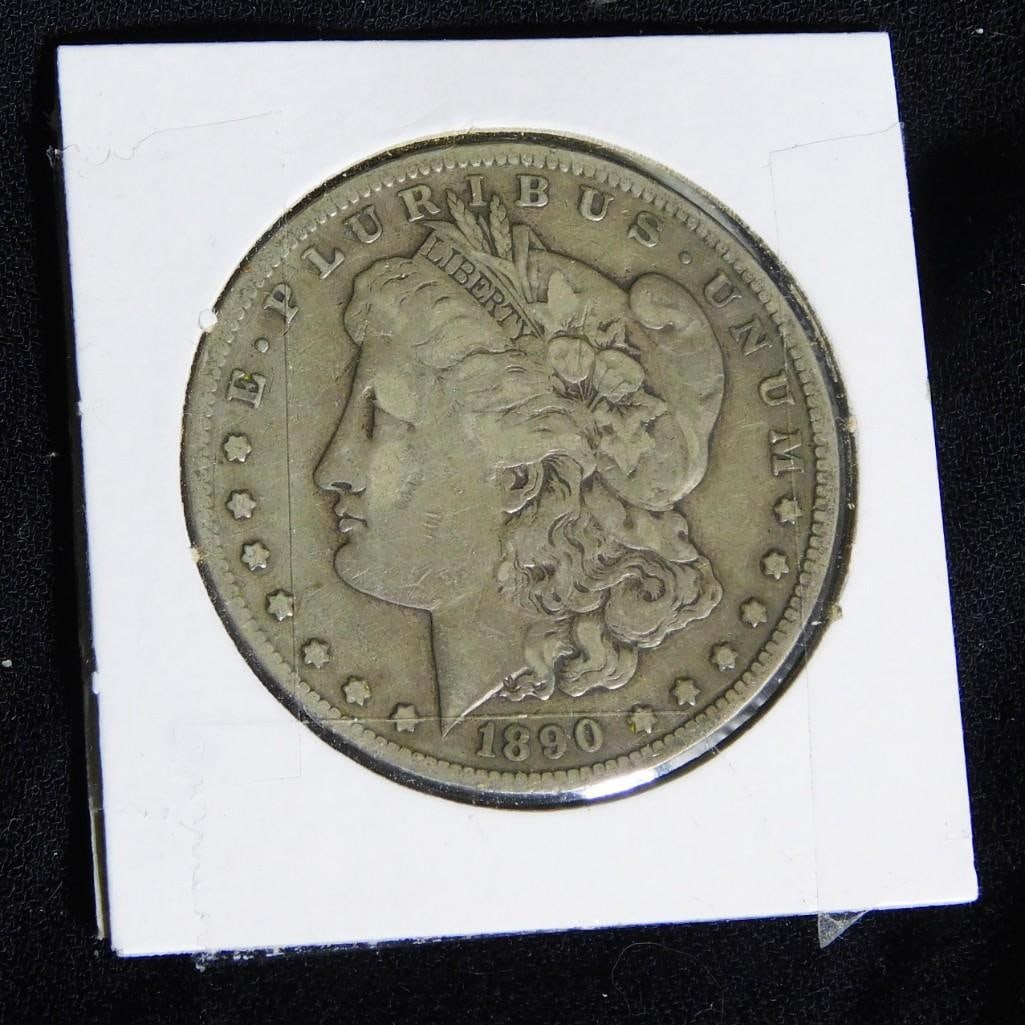 1890-CC Morgan Dollar Carson City 90% Silver (1 of 10)