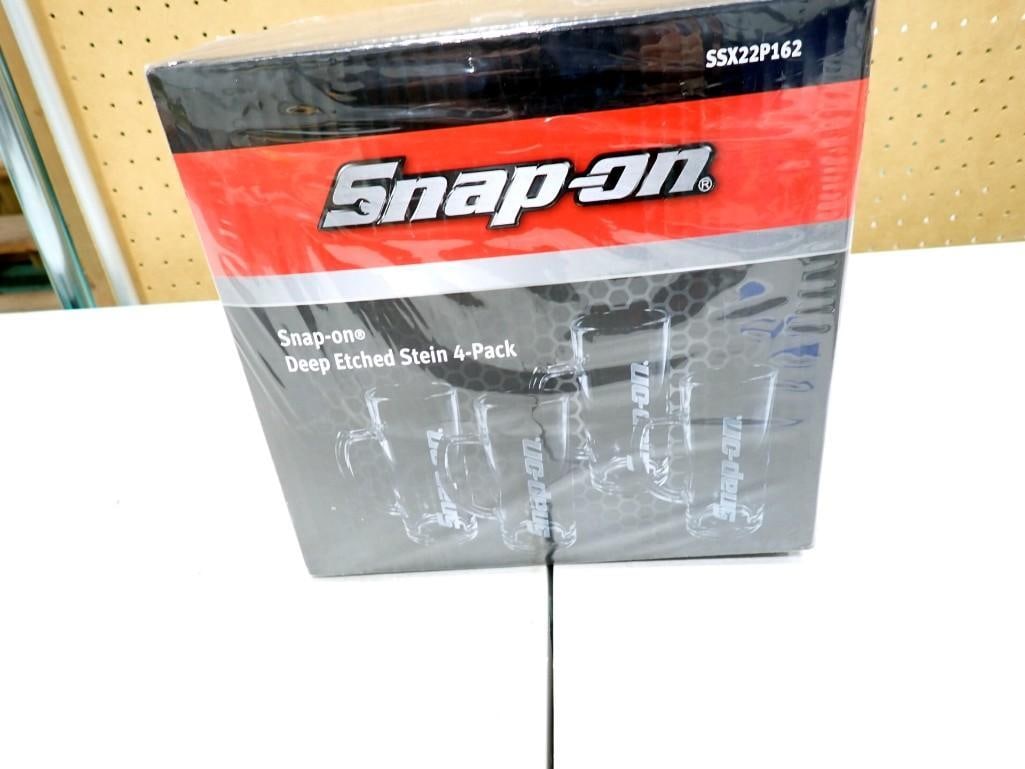 Snap-On Tools Deep Etched Stein 4-Pack - New Factory Sealed (1 of 6)