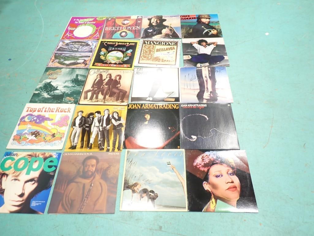 Vinyl Record Albums including Chuck Mangione, Charlie Daniels, Grover Washington Jr., Aretha Frankli (1 of 6)