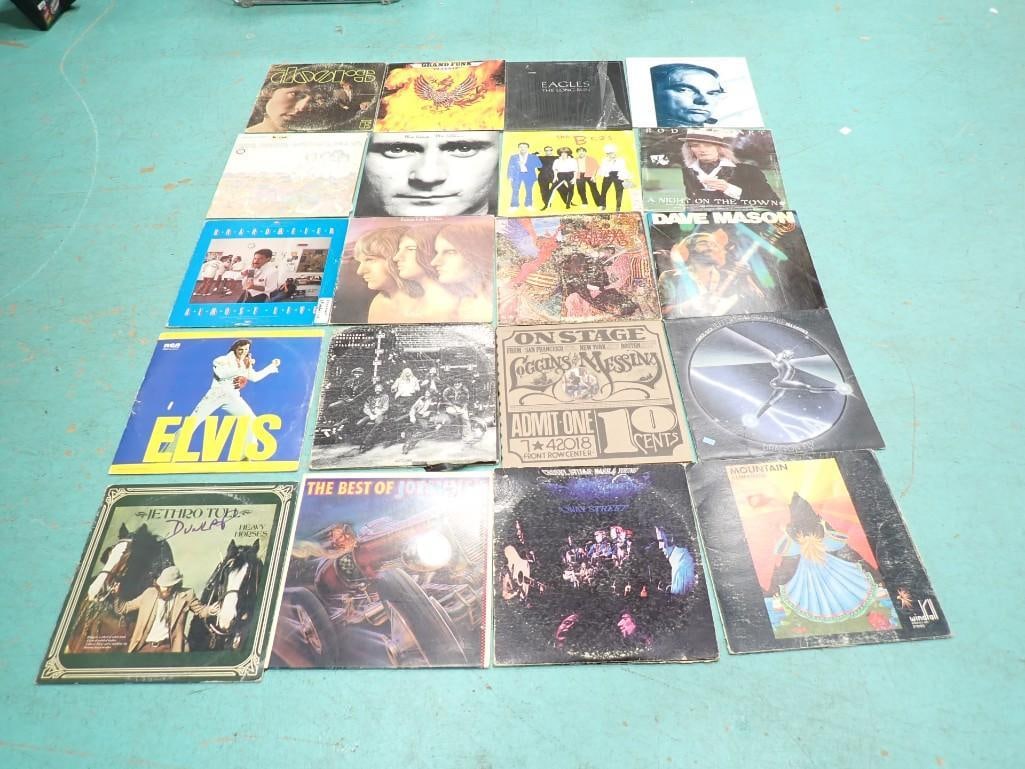 Vinyl Record Albums including Doors, Eagles, Grand Funk, B-52's, Dave Mason, Phil Collins, Dave Maso (1 of 6)