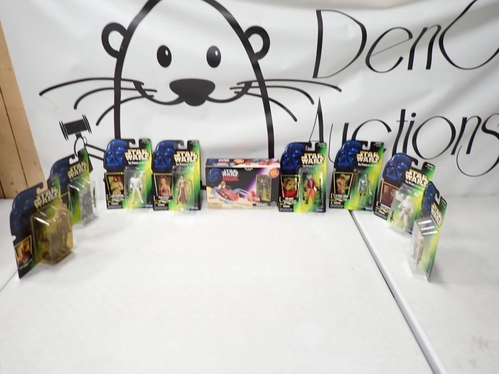 Lot of 9 Star Wars Action Figures - New in Box or New on Card (1 of 5)