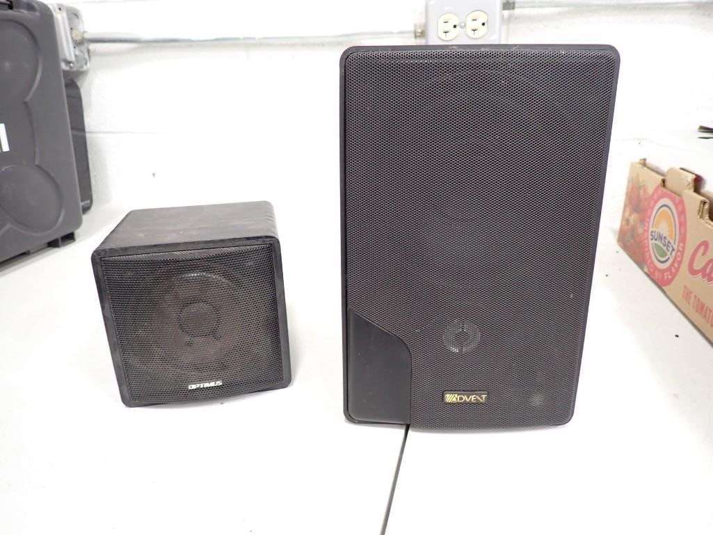 Pair of Speakers - Optimus XTS 40 - 40 W and Advent Marbl (1 of 3)