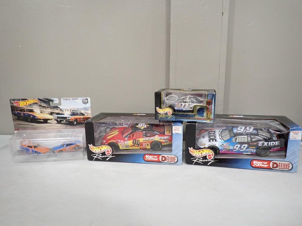 Hot Wheels incl Race Day Deluxe, Premium 2 Pack Superbird / Roadrunner, etc: Hot Wheels Cars Lot incl Race Day Deluxe, Premium 2 Pack Superbird / Roadrunner, etc
