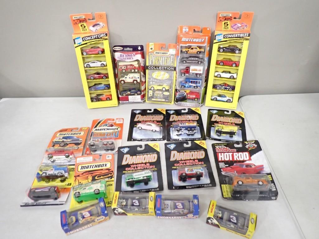 Lot of Toy Cars and Vehicles incl Matchbox New in Package, Racing Champions, (1 of 13)