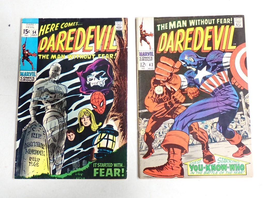 2 Daredevil Comics incl Issues #43 & #54 (1 of 6)