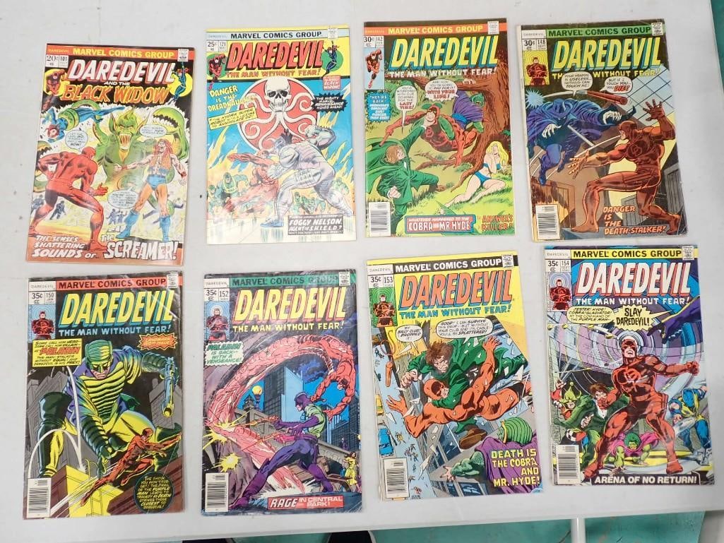 8 Daredevil Comics incl Issues 101, 121, 142, 150, 152, 153, 154 (1 of 6)
