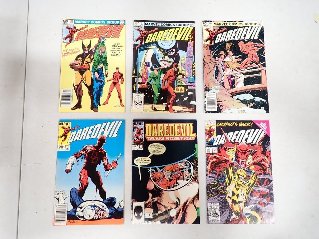 6 Daredevil Comics incl 196, 197, 198, 199, 200, 219, 310 (1 of 8)