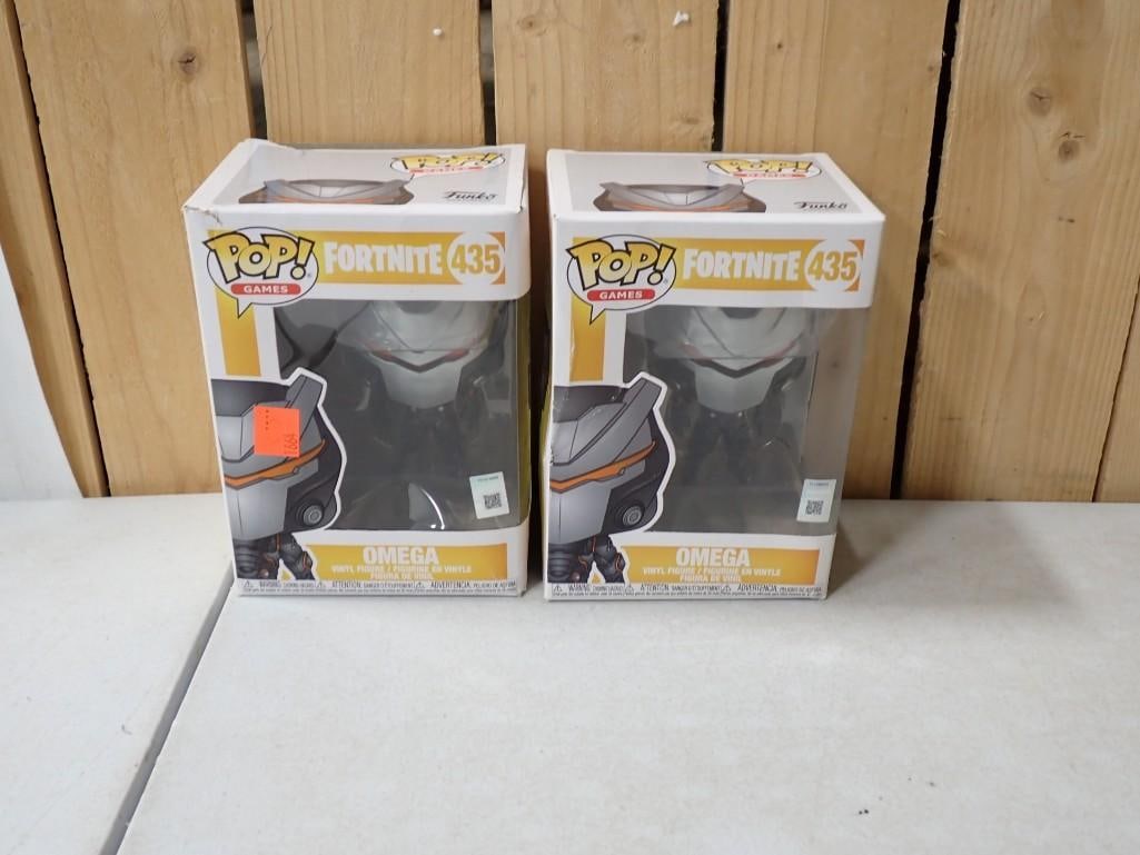 Lot of 2 New in box Funko Pop! Fortnite 435 Omega Figures (1 of 3)
