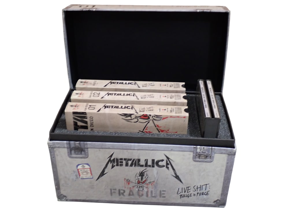 Metallica Live Sh*t Binge & Purge CD and VHS Boxed Set: Metallica Live Sh*t Binge & Purge CD and VHS Boxed Set